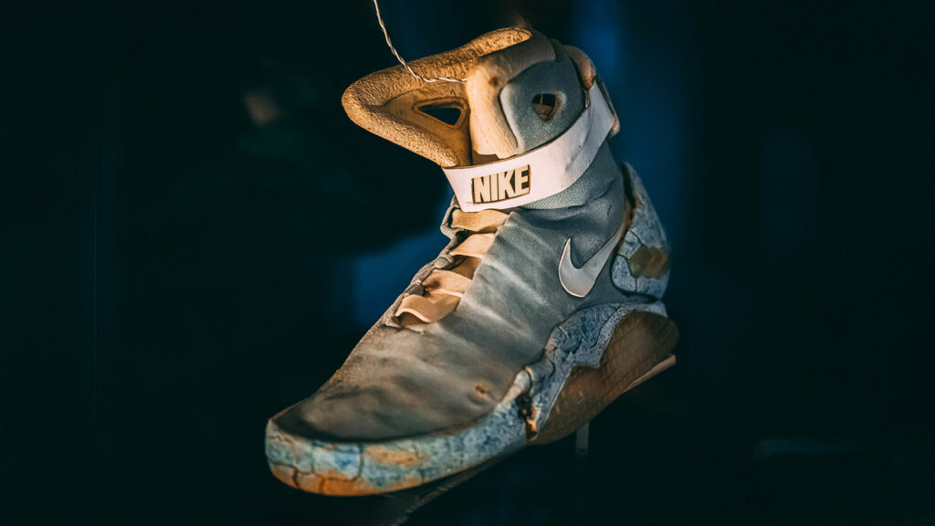 Back to the Future II," Marty McFly wears Nike MAGs